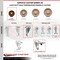 Service Caster 3 Inch SS High Temp Phenolic 10mm Threaded Stem Caster Set Total Lock Brake SCC-SSTSTTL20S314-PHSHT-M1015-4 - alternate 3